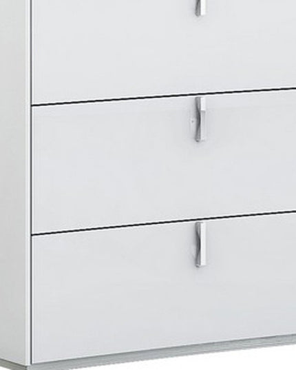 62" X 19" X 30" White  Dresser