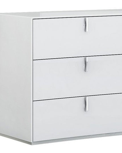 62" X 19" X 30" White  Dresser