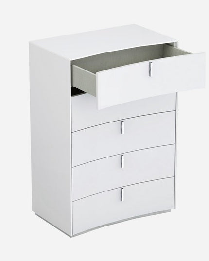 62" X 19" X 30" White  Dresser