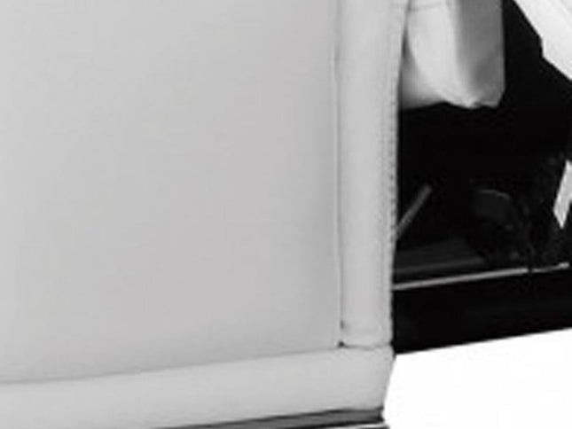 White Italian Leather Power Reclining U Shaped Six Piece Corner Sectional With Console