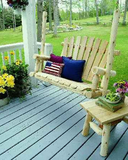 Rustic And Natural Wood End Or Side Table
