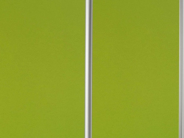 71" Green Iron Folding Six Panel Screen Room Divider