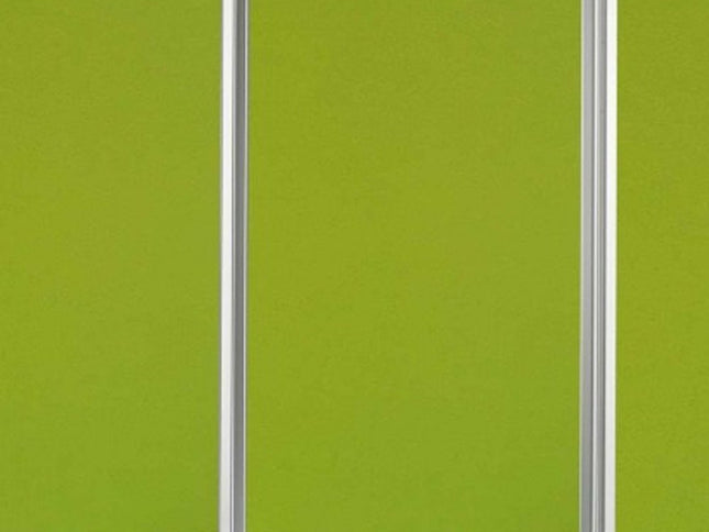 71" Green Iron Folding Nine Panel Screen Room Divider