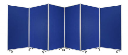 212 X 1 X 71 Green Metal 6 Panel Screen