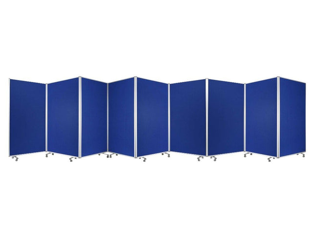 318" X 1" X 71" Green, Metal, 9 Panel, Screen