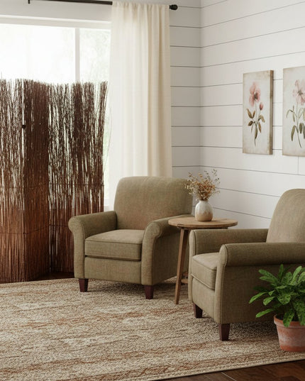 84" Brown Rattan Folding Three Panel Screen Room Divider