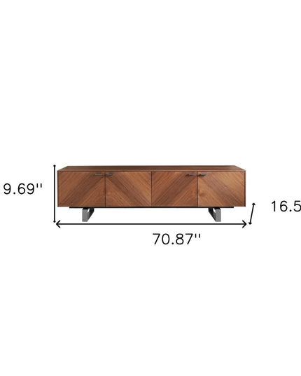 71” Contemporary Media TV Stand