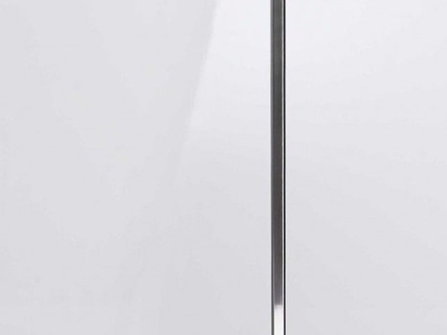 95" White Stainless Steel Solid Console Table