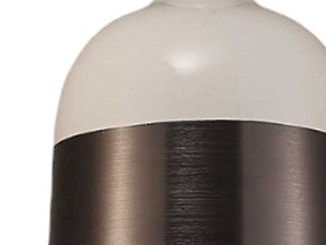 Brown And White Cylinder Metal Ceiling Light With Brown Shades