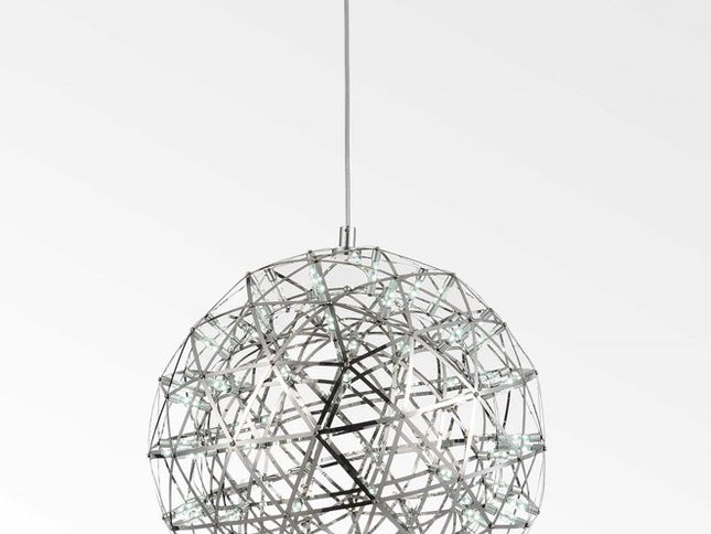 17 X" 17" Stainless Steel Pendant Lamp