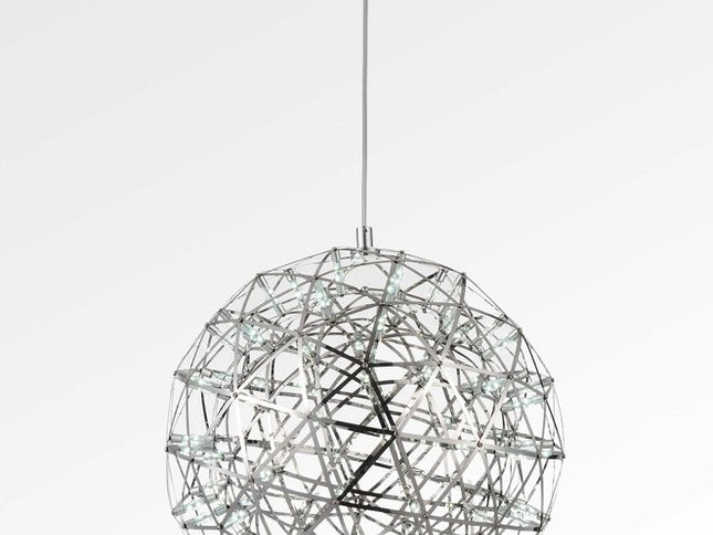 17 X" 17" Stainless Steel Pendant Lamp