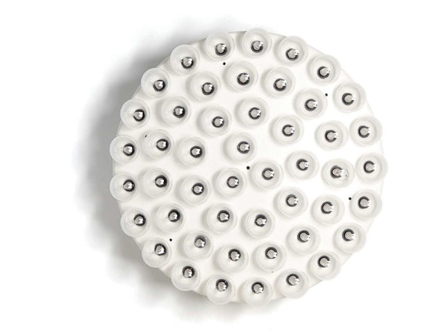 29 X 29 X 7 White Glass Metal Pendant Lamp