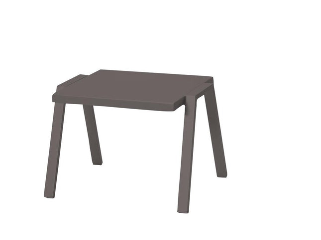16" Taupe Aluminum End Table