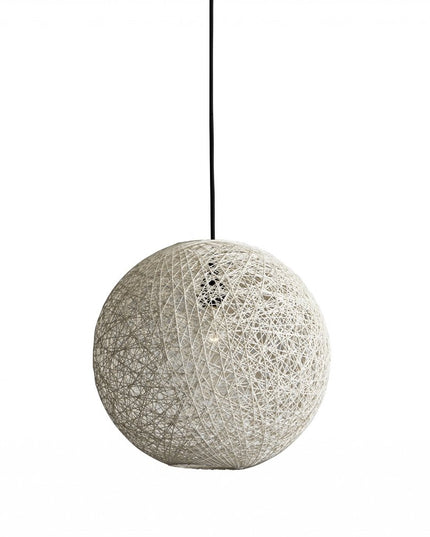 Groovy Rattan String Shade Large Pendant Light
