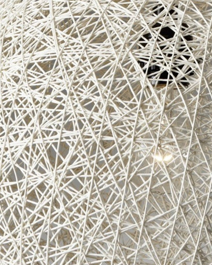 Groovy Rattan String Shade Large Pendant Light