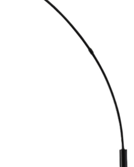 77" Antiqued Bronze Arched Floor Lamp With Groovy Beige Abstract Wicker Globe Shade