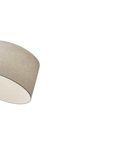 83" Silver Arc Floor Lamp With White Linen Empire Shade