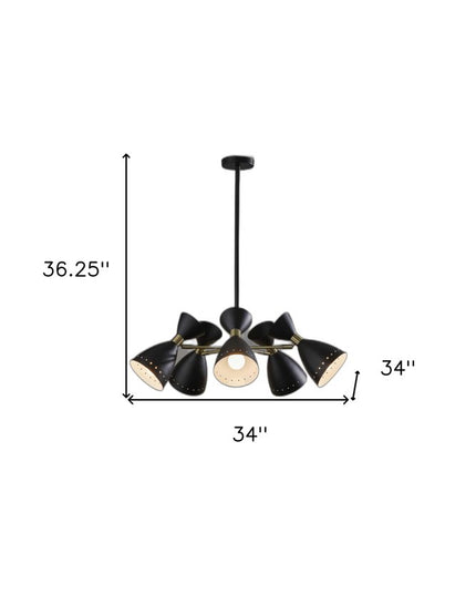 Cinco Diabolo Adjustable White Metal Pendant