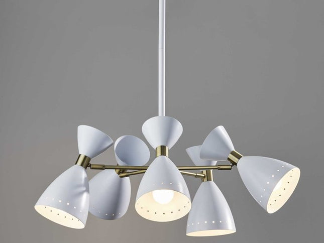 Cinco Diabolo Adjustable Black Metal Pendant