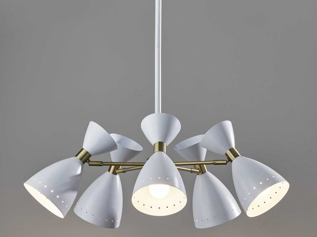 Cinco Diabolo Adjustable Black Metal Pendant