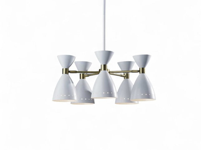 Cinco Diabolo Adjustable Black Metal Pendant