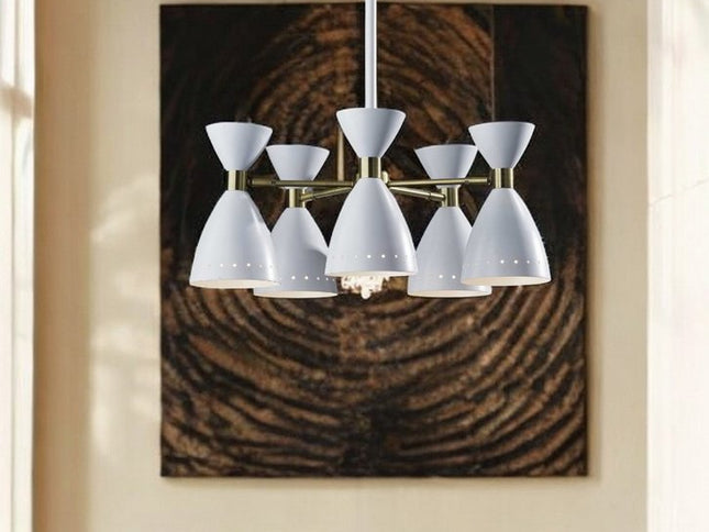 Cinco Diabolo Adjustable Black Metal Pendant