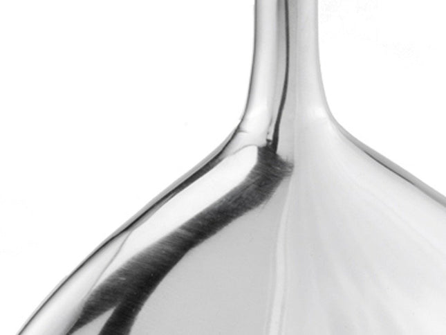 16" Silver Tulip Aluminum Table Vase