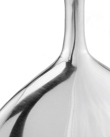 16" Silver Tulip Aluminum Table Vase