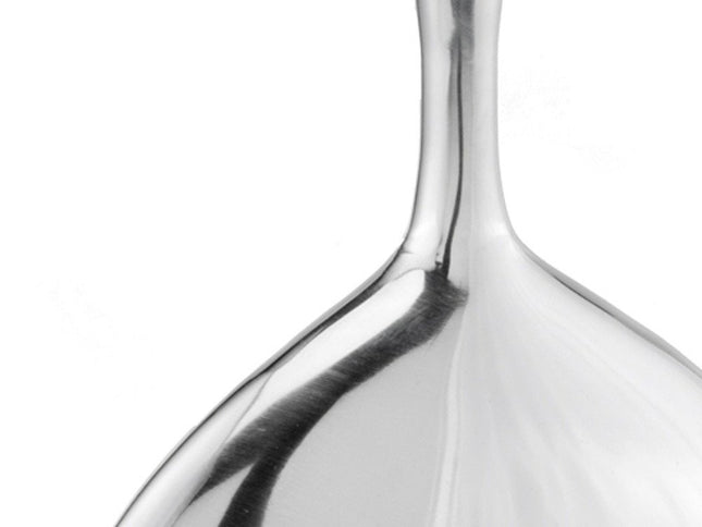 16" Silver Tulip Aluminum Table Vase