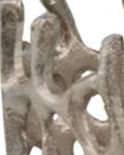 16" Silver Aluminum Twigs Novelty Table Vase