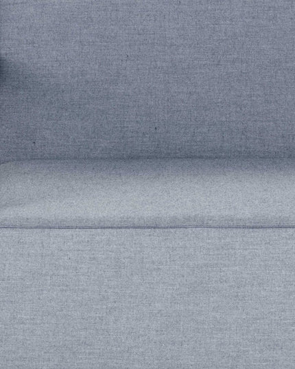 37" Gray Linen Arm Chair