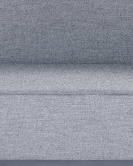 37" Gray Linen Arm Chair