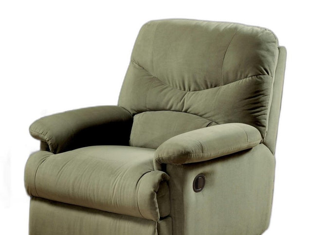 35" Sage Microfiber Recliner
