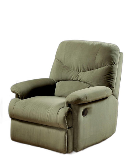 35" Beige Microfiber Recliner