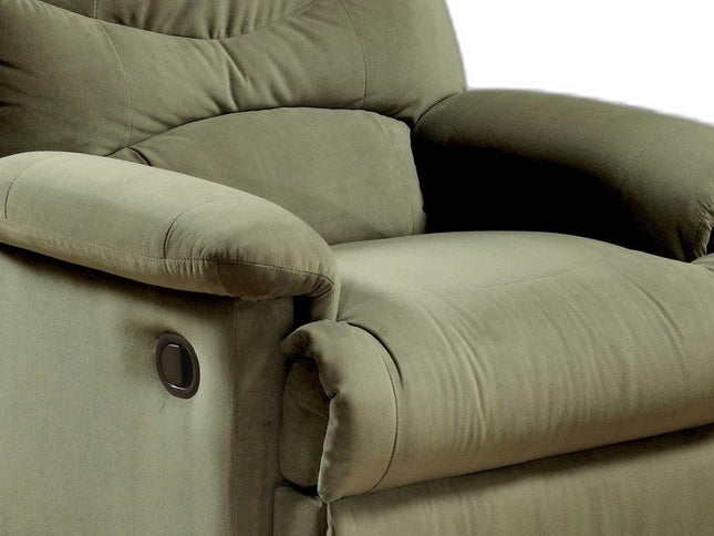 35" Beige Microfiber Recliner