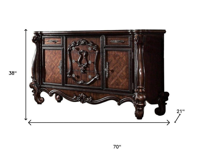 47" Solid Wood Six Drawer Chest