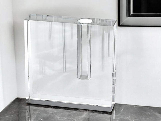 5" Clear Lead Free Crystal Bud Vase