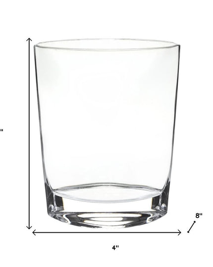 11" Clear Bud Lead Free Crystal Table Vase