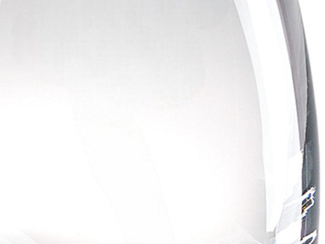 11" Clear Lead Free Crystal Oval Table Vase