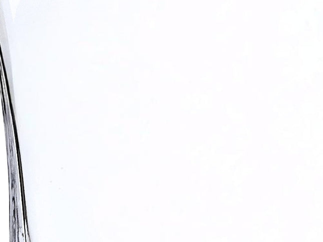 7" Clear Oval Crystal Glass Table Vase