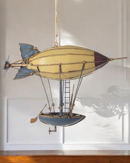 Steampunk Airship Metal Model