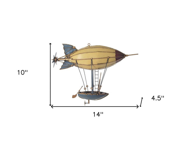 Steampunk Airship Metal Model