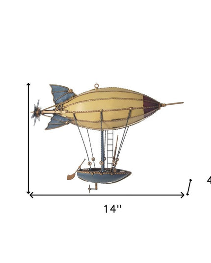 Steampunk Airship Metal Model