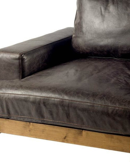 72" White Rustic Six Step Wood Ladder Shelf