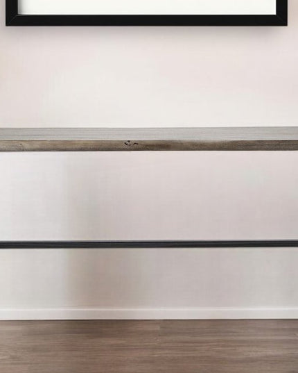 16" Brown Solid Wood Solid Console Table