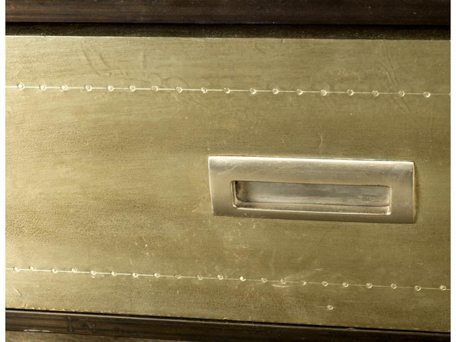 15" Brown Solid Wood Console Table