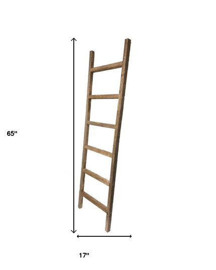 65" X 17" Gray Wood Hanging Dimensional Sculpture