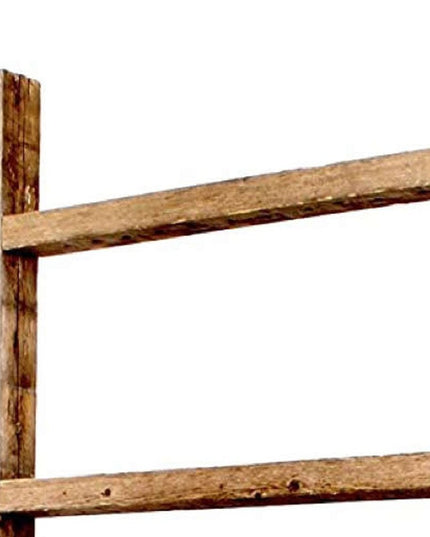 72" X 18" Gray Wood Hanging Dimensional Sculpture