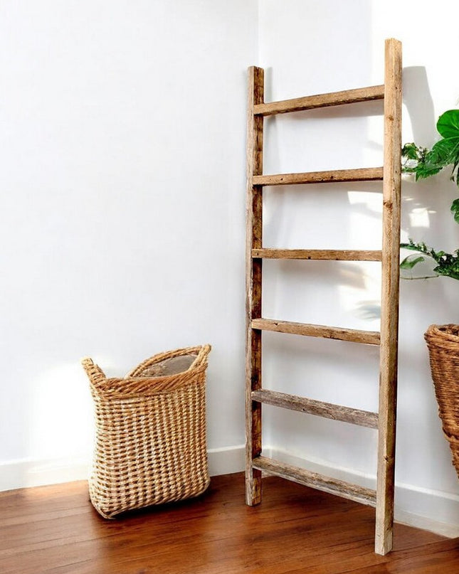 72" X 18" Gray Wood Hanging Dimensional Sculpture