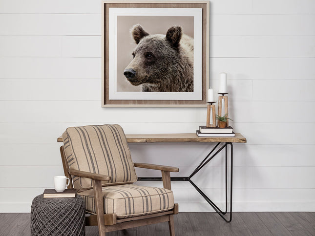 16" Gray Upholstery Cylinder Abstract Pouf Ottoman